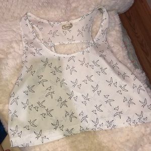 Fun Bird Patterned Top